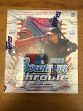 2023 Bowman Chrome Baseball Factory Sealed Mini Hobby Box