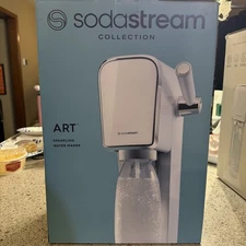 SodaStream Art White Soda Machine and Sparkling Water Maker Kit - NEW