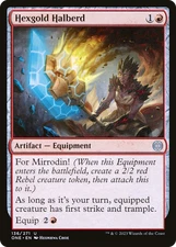 4x Hexgold Halberd 136 Near Mint Phyrexia ONE x4 Magic MTG PLAYSET