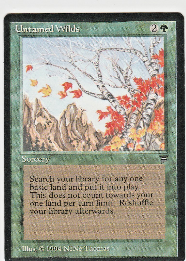 Magic the Gathering ~ MTG ~ 1x Untamed Wilds ~ LEGENDS ~ M/NM
