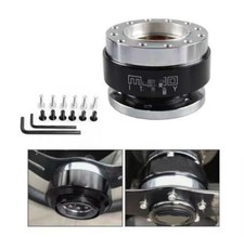 Mowo Black Steering Wheel Quick Release Hub Adapter Snap Boss Kit 6 Holes Mowo Black Steering Wheel Quick Release Hub Adapter Snap Boss Kit 6 Holes