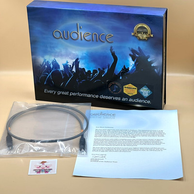 Audience AU24SX S/PDIF Digital Coaxial Cable RCA High End Audio Tested Box