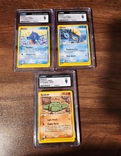 CGC 9 Pokemon EX Dragon 2003 3 Card Lot Horsea 33/97 58/97 Geodude 55/97