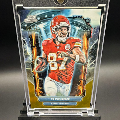 Topps 2025 Topps Cosmic Chrome ET Gold 26/50 Travis Kelce #PP-34 Chiefs