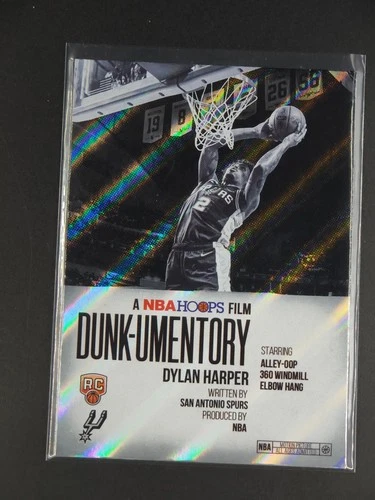 Dylan Harper 2025-26 Topps NBA Hoops Basketball Dunk-umentory RC Rainbow \[11hk