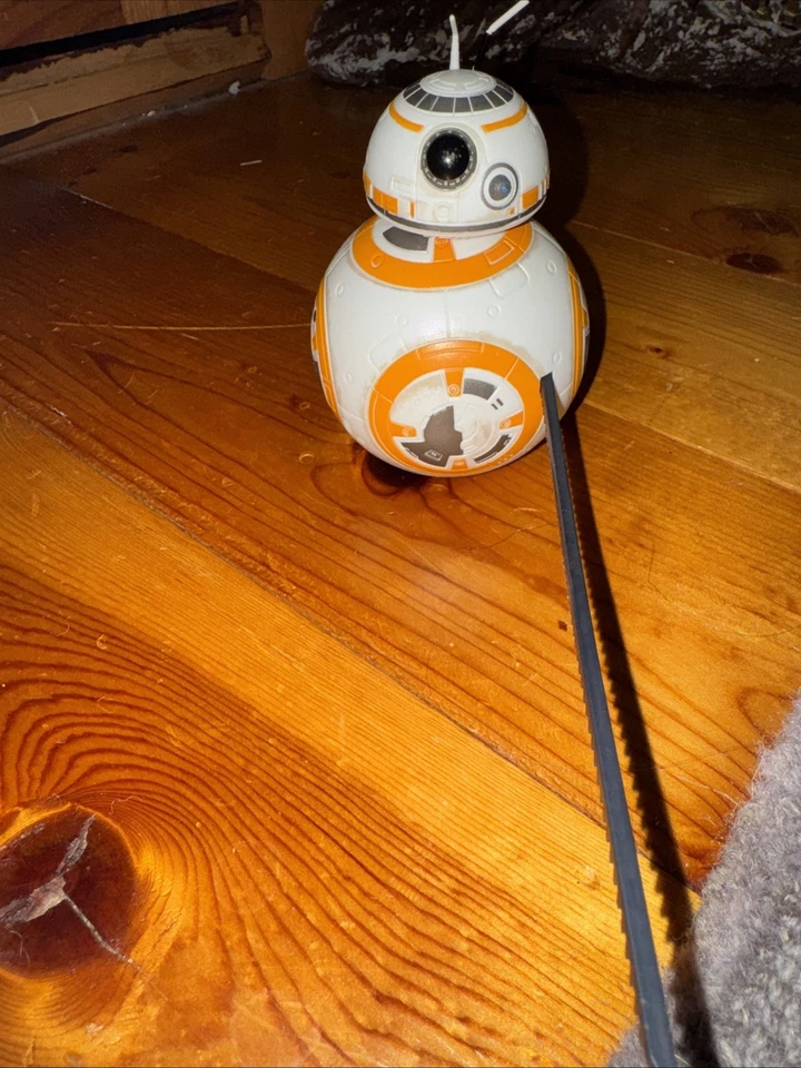 星球大战 Rip N Go BB 8 带 Ripcord and Sounds 玩具机器人 机器人 测试 可正常工作 — 第 4/4 张图片