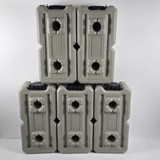 5 WaterBrick 3.5 Gallon Water Storage Containers Stackable Emergency Prep 