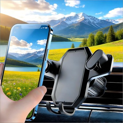Car Mount Air Vent Phone Holder Swivel Cradle Strong Grip AC for Smart Phones