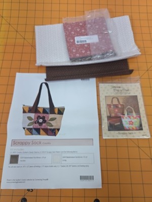 Scrappy Sack Country Fabric Kit Pattern And Fabric