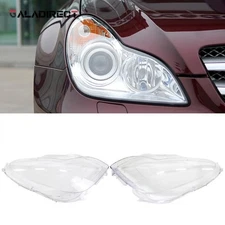 Pair For 2006-2011 Mercedes Benz W219 CLS350 CLS500 CLS550 Headlight Lens Cover