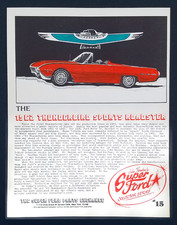 1962 Ford Thunderbird Sports Roadster Super Ford Magazine Collector Literature
