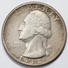 1932-S Washington Silver Quarter San Francisco Mint Very Fine (VF)
