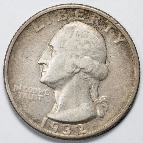 1932-S Washington Silver Quarter San Francisco Mint Very Fine (VF)