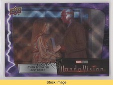 2022 Marvel Studios' WandaVision Purple Spell Wanda Maximoff Vision READ 0d6s