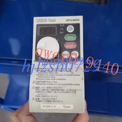 1pc for 100% Test Used   Inverter S500 FR-S520-0.1K 0.1KW 220V *vv