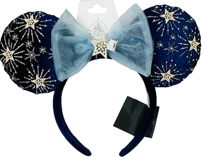 BNWT Disney BaubleBar Minnie Mouse Stars Ears Headband Adult  display picture 2