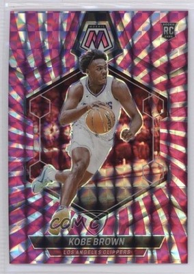 2023 Panini Mosaic Rookies FOTL Pink Swirl Prizm 17/18 Kobe Brown Rookie RC 7n6