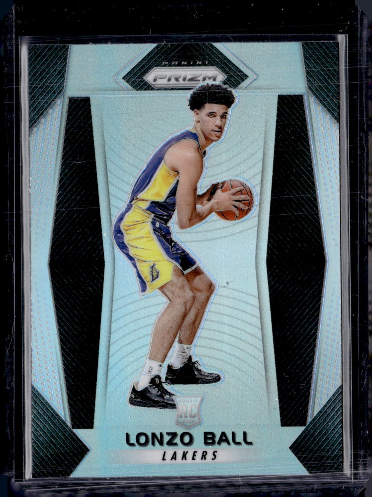 2017-18 Panini Prizm #289 Lonzo Ball Rookie Silver Prizm Lakers NR-MINT