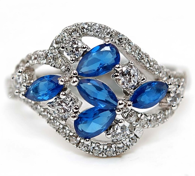 2CT Heat Treated Kyanite 925 Solid Sterling Silver Ring Sz 6 MM4-6