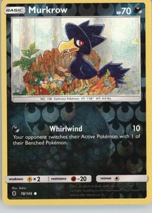 Murkrow Pokemon Card