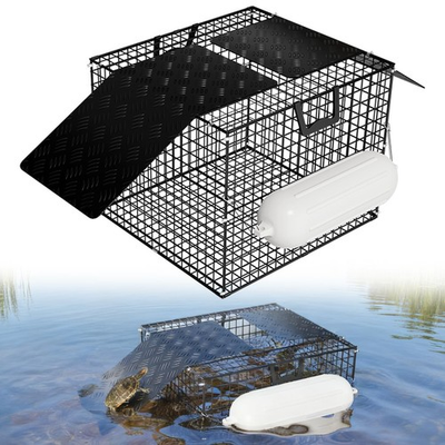 #ad #ad Floating Turtle Trap for Outdoor Water Solutions Humane Snapping Turtle Trap $112.98