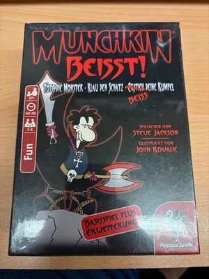 Pegasus Spiele Munchkin beißt! 1+2 17155G Kartenspiel