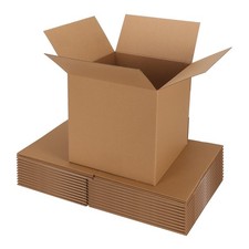 Shipping Boxes Mailers 12x12x12 inches Corrugated Cardboard Small Packing Kra...