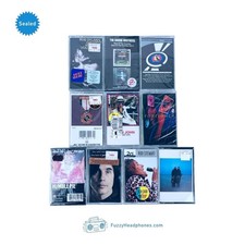 10 SEALED Classic Rock Cassette Tapes: ELO Foreigner Dylan Doobie Eagles Elton 