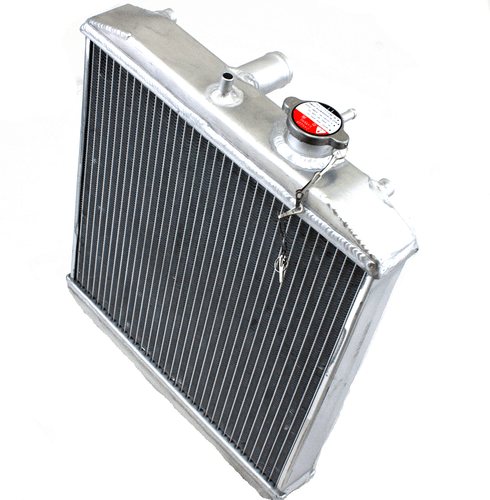 Ventiladores negros para radiador de aluminio de 2 filas Acura Integra DC 94-01 M/T 12" para 94-01 - Imagen 2 de 3
