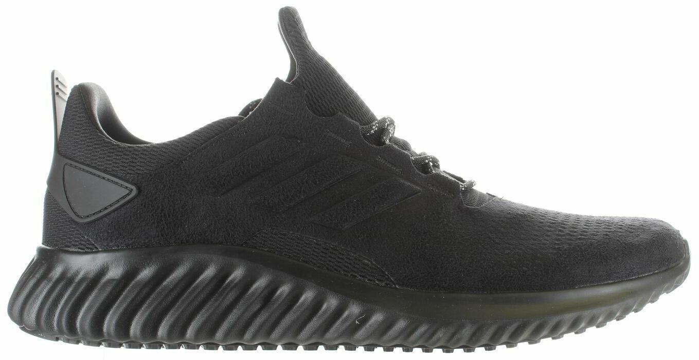 adidas gazelle silver green womens adidas Alphabounce Core Black Carbon Gold Trainers main image 0