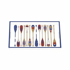 Paperproducts Design Lacquered Wood Vanity Tray, Outrigger (32088)