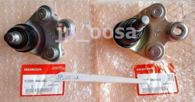 Honda Genuine OEM 51220-SNA-A03 51230-SNA-A03 Lower Ball Joint Set