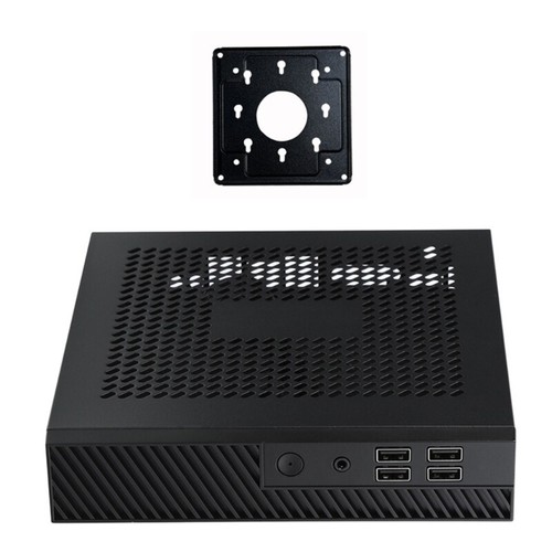 DX01 Mini ITX Computer Case Thin Quick Heat Dissipation PC Case Supporting VESA - Afbeelding 6 van 11