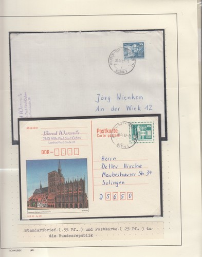 AUSTELLUNGSOBJEKT 1 - Briefmarken und Frankaturen im Zeitraum 30.6. bis 2.7.1990 - Bild 6 von 24
