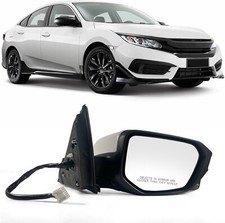 Passenger Side Door Mirror Compatible with 2016-2021 Honda Civic Sedan/Coupe/Hat