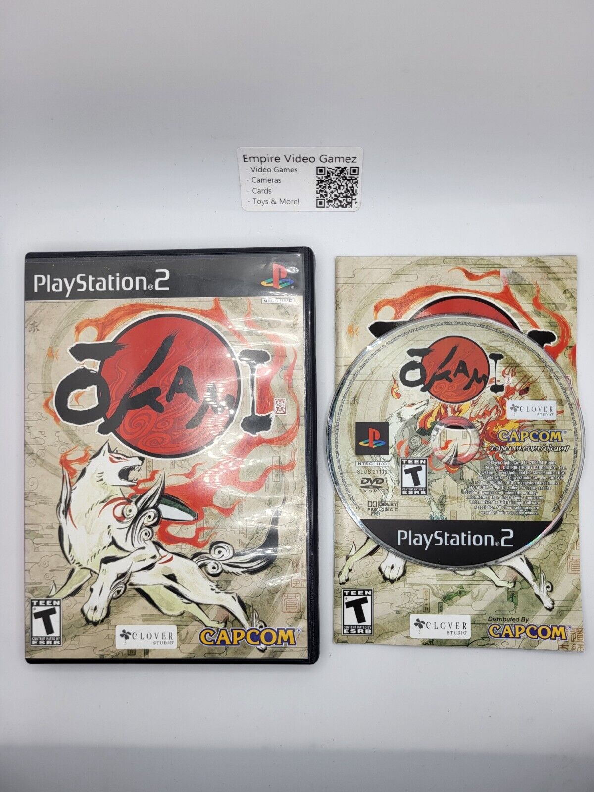 Okami - Sony PlayStation 2 (2006) (SLUS-21115) for sale online