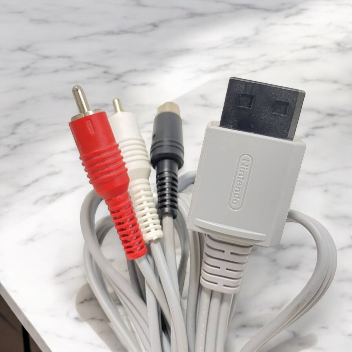 Official Nintendo Wii S-Video AV Cable RVL-010 S Terminal Wii Wii