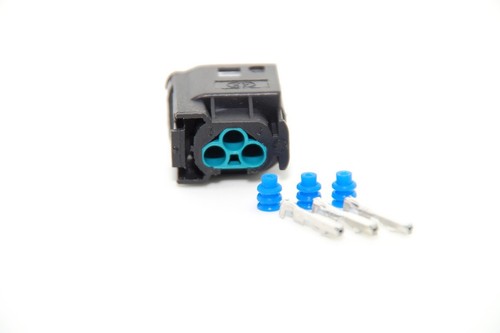 Bmw 3 way Pin Plug Connector PDC Parking Sensor E46 E39 X5 DJ7035A-0.6-21 TE/AMP - Picture 3 of 6