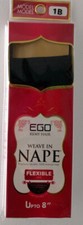 MODEL MODEL EGO REMY WEAVEIN NAPE PREMIUM QUALITY 100 HUMAN HAIR UP 8" COLOR 1B