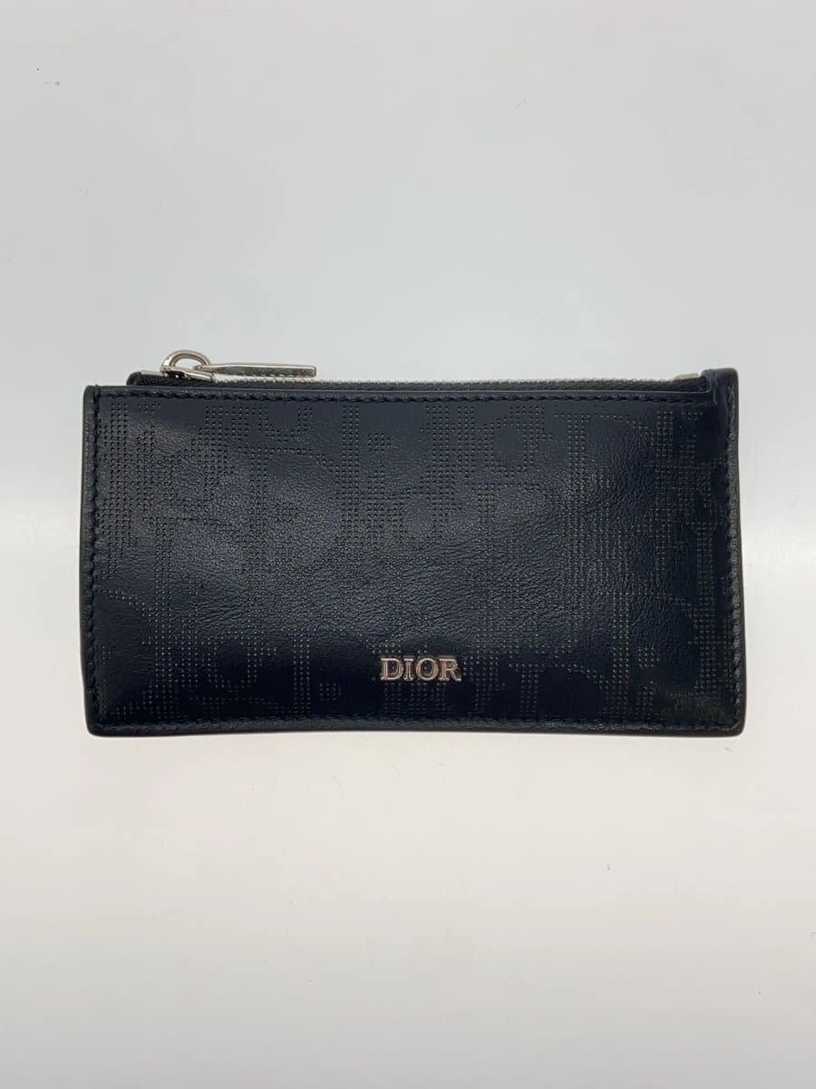 Étui à cartes homme Christian Dior noir motif complet occasion