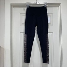 Beyond Yoga Down the Line Metallic High Rise Leggings Size Small