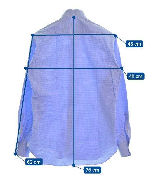 Errico Formicola Casual Shirts BluexWhite(Check Pattern