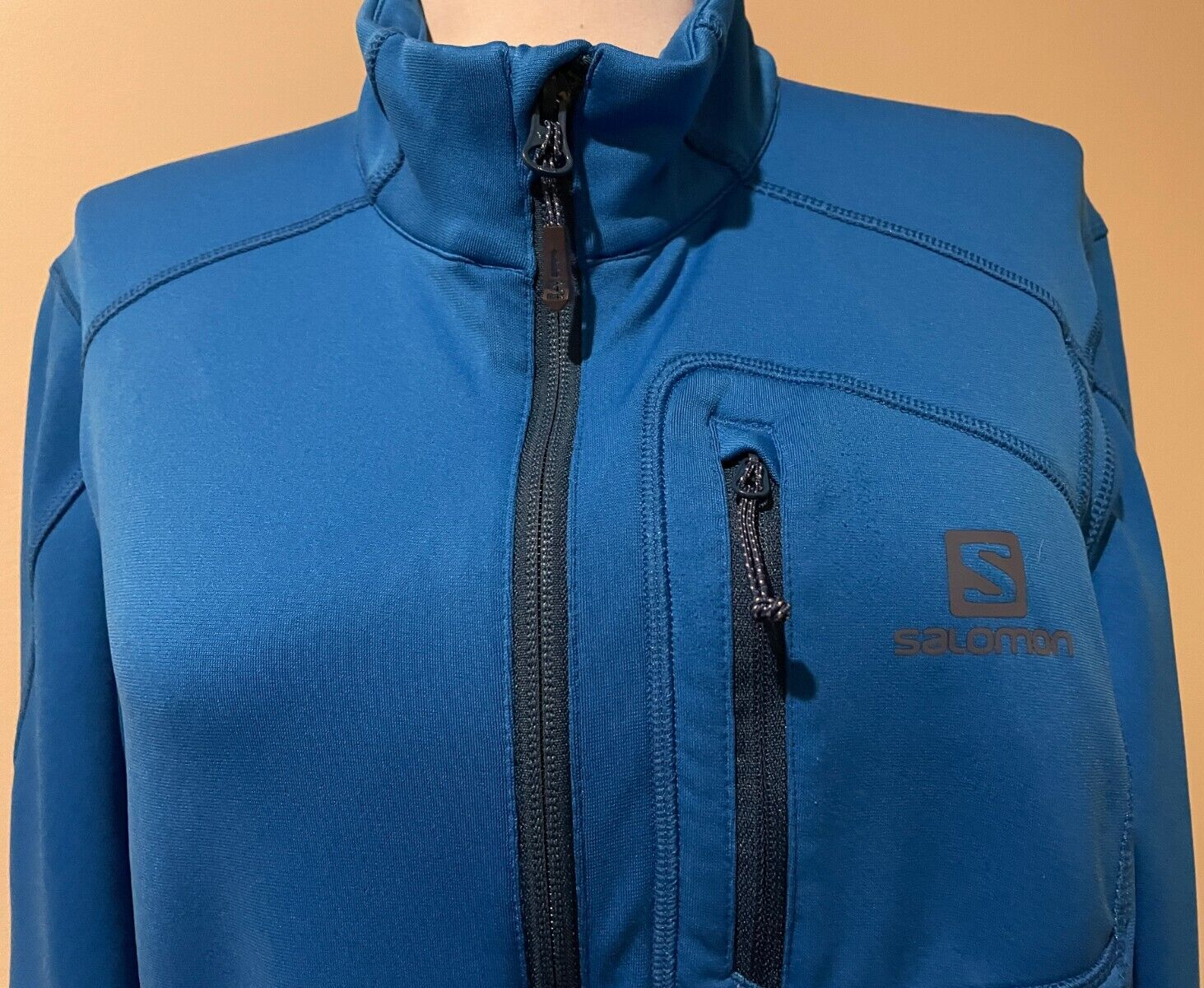 Giacca leggera SALOMON donna blu taglia media