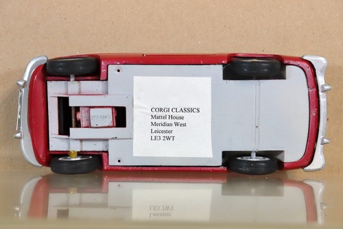 CORGI ARCHIVE PRE PRODUCTION MODEL MG B TARTAN RED 1/18 SCALE nv - Picture 9 of 9