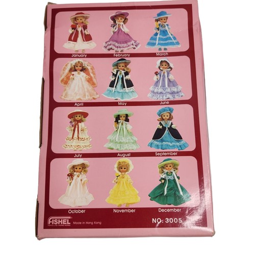 Vintage Emerald Lily of the Valley Birthstones and Blossoms May Doll New In Box - Picture 2 of 5