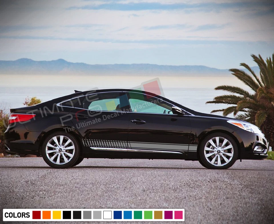 Sticker Decal Vinyl Side Door Stripes for Hyundai Azera Sport Lip exterior tune - Image 4 of 4
