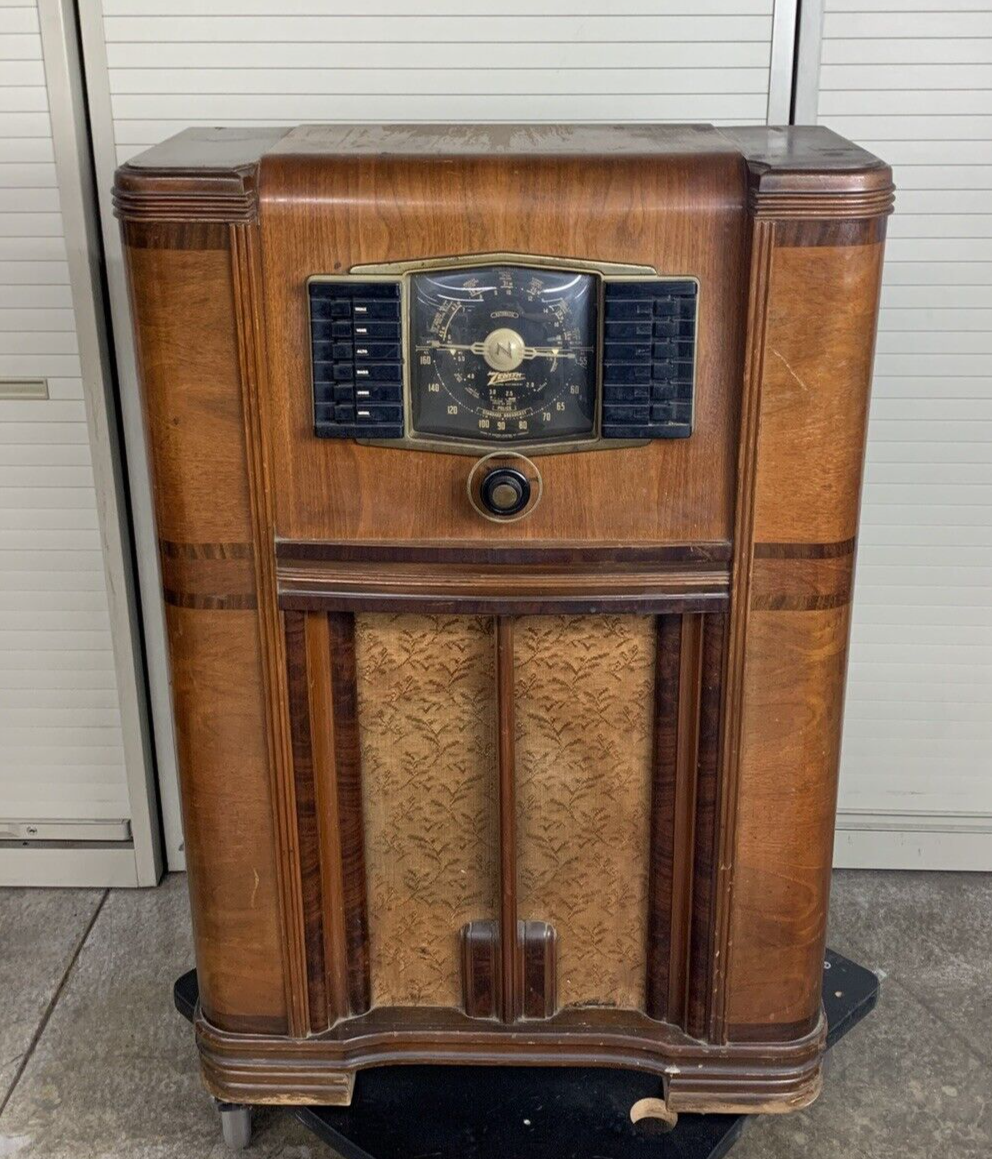 Vintage Zenith 8S661 Radio 42 X 27 X 16 Bad Wires Untested | eBay