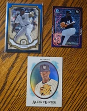 Luis Severino -2018 Museum Blue #/150 +2015 Purple Shimmer Mini #/250 +2017 Foil