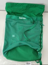 Sac À Dos En Maille Supreme SS23 Vert 21L Neuf Avec Étiquette