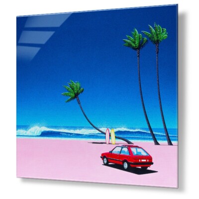 Hiroshi Nagai Art Print Coral Horizon Acrylic Framed ‎300×300mm w